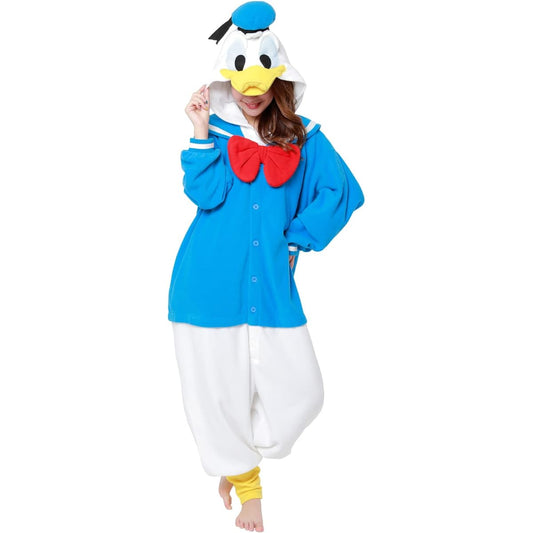 SAZAC Character Fleece Kigurumi One Size Fits Most Disney Donald Duck