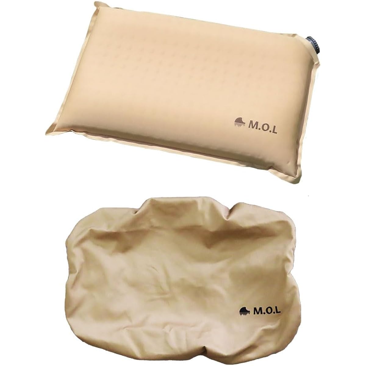 M.O.L Inflatable pillow + set with special cover MOL-G220 MOL-G220-P1