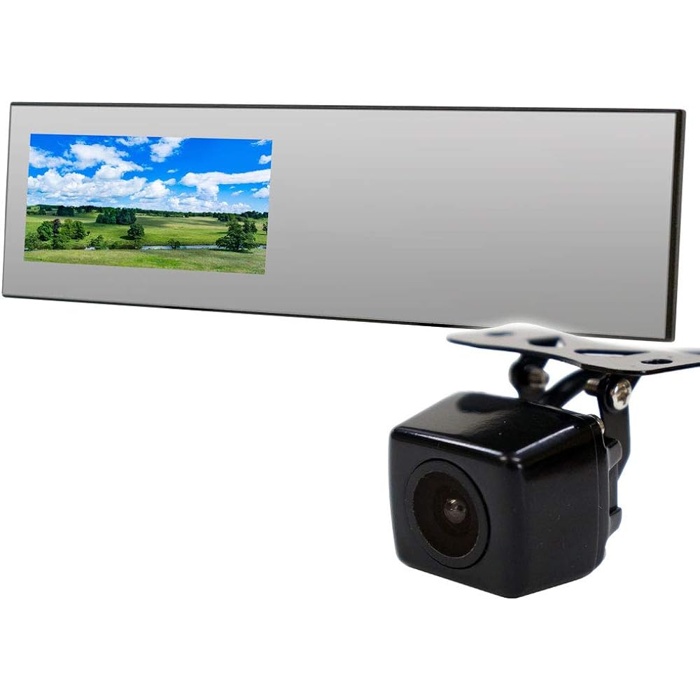 Back camera on-dash monitor set 4.3 inch 12V 24V compatible square camera B3431C859B