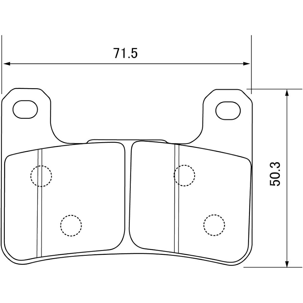 Daytona Motorcycle Brake Pad Golden Pad