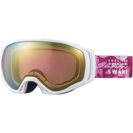 [SWANS] Snow Goggles 060-MDHS Ski Snowboard Mirror Type for Adults