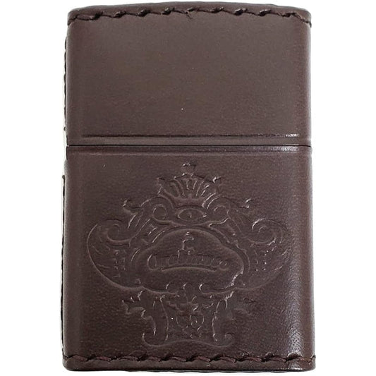Orobianco Zippo Genuine Cowhide Hand-Sewn Lighter Brown ORZ-001 OROBIANCO Zippo Lighter Flint Ignition Type Made in Japan Genuine Gift Present