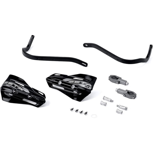 ZETA Armor Handguard XC Kit for 22.2mm Bars, Black Black