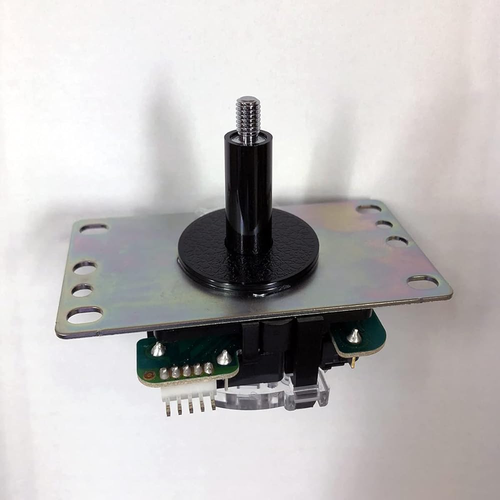 Sanwa Denshi Board Type Joystick Lever Flat Iron Plate with Shaft Cover 8 Direction Guide Plate 4 Direction Switchable JLF-TP-8YT-SK