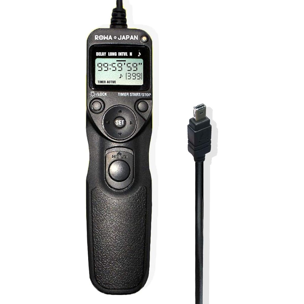 Lower Japan Compatible Shutter Remote Control Remote Switch Compatible with Nikon MC-DC2 [Professional Only LCD with Timer Function, Unlimited Number of Shooting Settings] [PDF Japanese Instruction Manual Included]