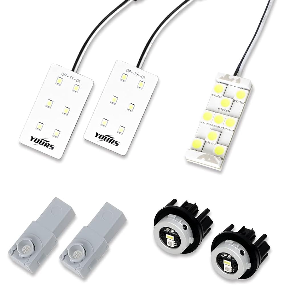 YOURS Prius 60 Series Exclusive LED 4 Piece Set [Vanity Lamp/Luggage Lamp/Foot Lamp [White]/Back Lamp] PRIUS Custom Parts Accessories Dress Up Toyota TOYOTA y502-113 [2] S