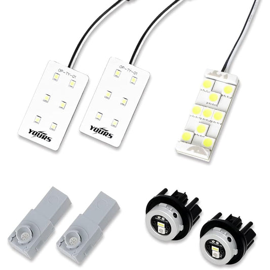 YOURS Prius 60 Series Exclusive LED 4 Piece Set [Vanity Lamp/Luggage Lamp/Foot Lamp [White]/Back Lamp] PRIUS Custom Parts Accessories Dress Up Toyota TOYOTA y502-113 [2] S