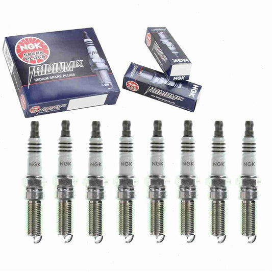 NGK Ilidium IX Spark Plug 8 pieces FORD F-150 5.0L V8 2011-2017 compatible