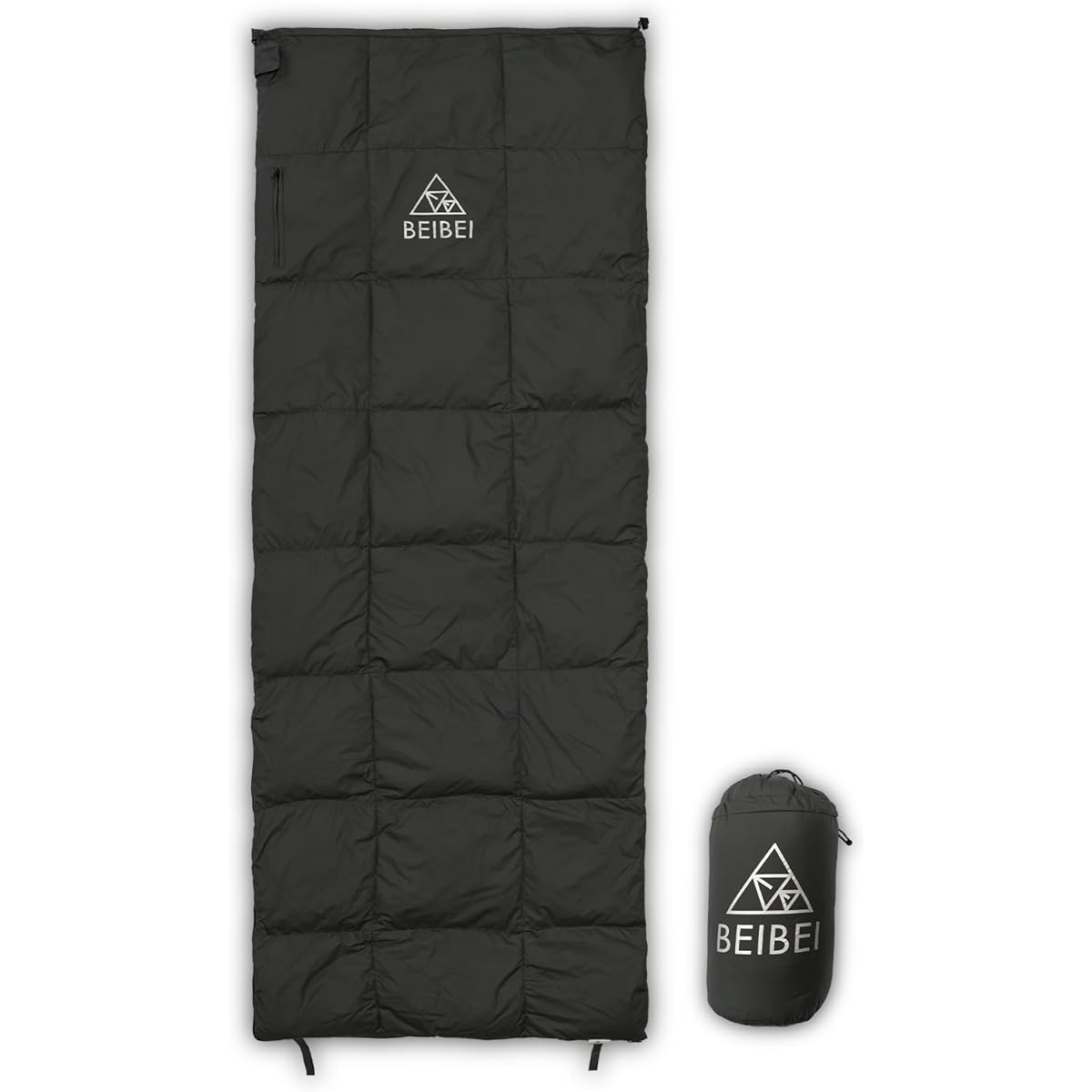 BEIBEI Sleeping Bag, Sleeping Bag, Compact, All Seasons, Summer, Winter, Envelope Type, Lightweight, Down, Maximum Usage Temperature -5℃, Cold Protection, Disaster Prevention