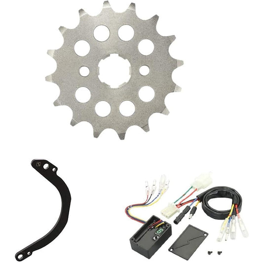 KITACO Monkey 125/GROM Front Sprocket Replacement Set 16T with Speed Pulse Conversion Unit [Set Purchase]