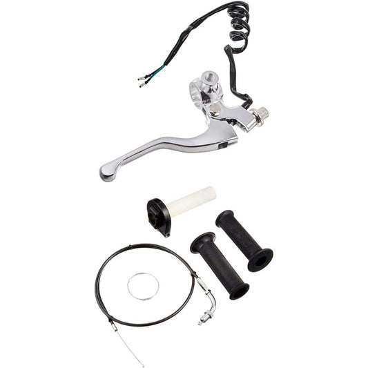 KITACO Monkey PC20φ cab high throttle + lever holder (short/mirror holder included) set [Set purchase]