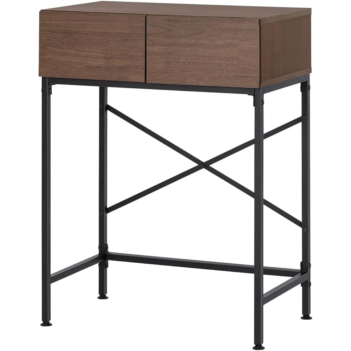 Iris Ohyama Trash Can Top Rack Range Rack Cooktop Wooden Width approx. 64cm Height approx. 85cm Walnut/Black GUR-640L