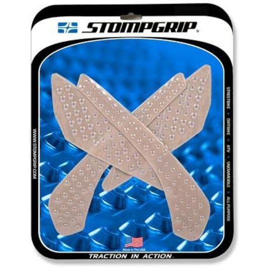 STOMP GRIP VOLCANO GSX-S750 18-20 55-10-0151C TRACTION PAD TANK KIT CLEAR