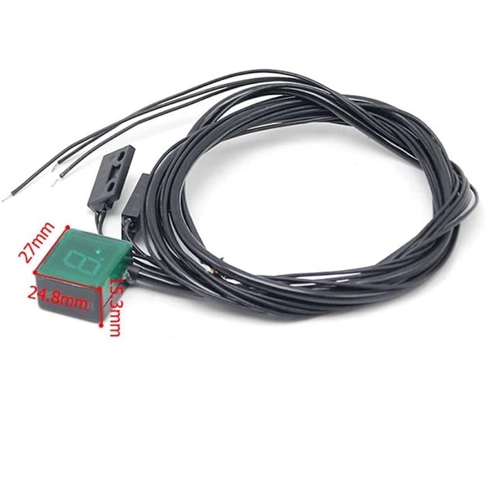 Speed Display Meter Universal Strong Magnet Ultra Thin Motorcycle 6 Speed Digital Gear Indicator Motorcycle Display Shift Lever Sensor