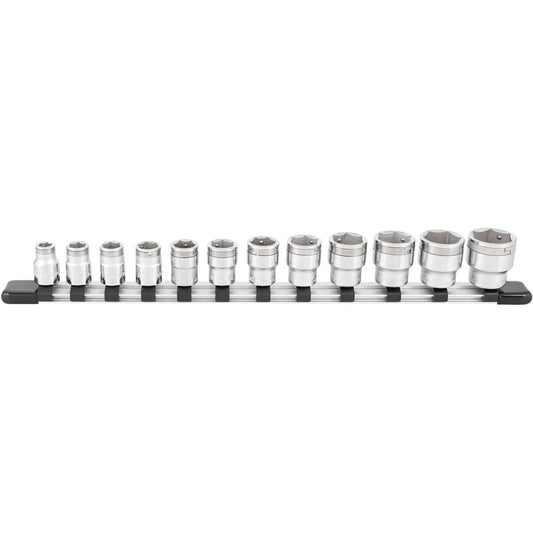 TONE Nut catch socket set (hexagonal, with holder) HSC312 Drive angle 9.5mm (3/8") Contents 12 items