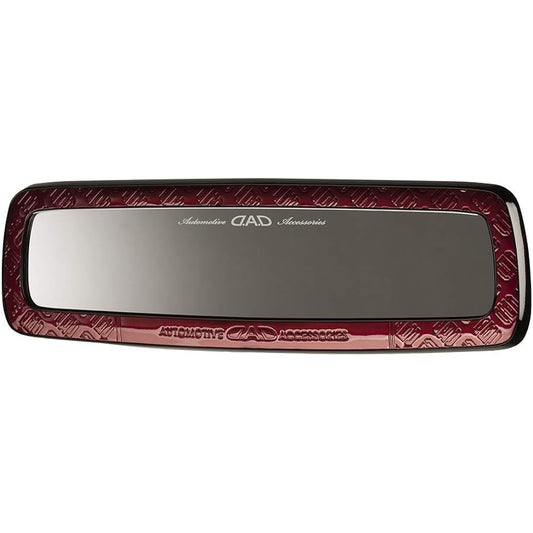 Garcon DAD Mirror Monogram Leather Enamel Deep Red (Room Mirror) HA468-06 D.A.D