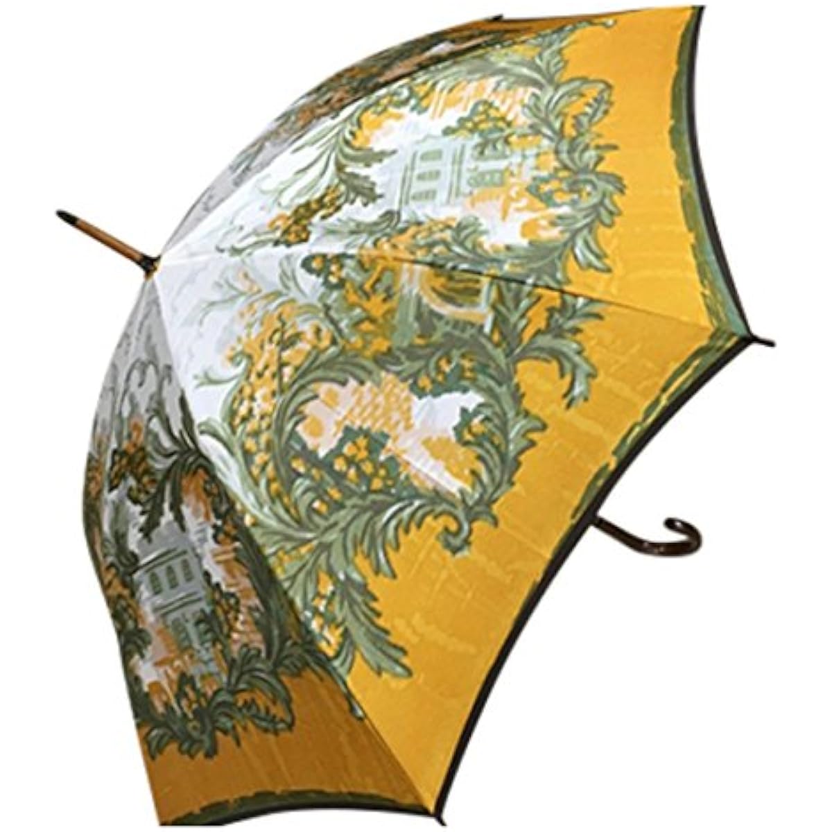 Mont Blanc Luxury Art Western Umbrella/Loose Weaving Umbrella Castle Yellow Folding Umbrella