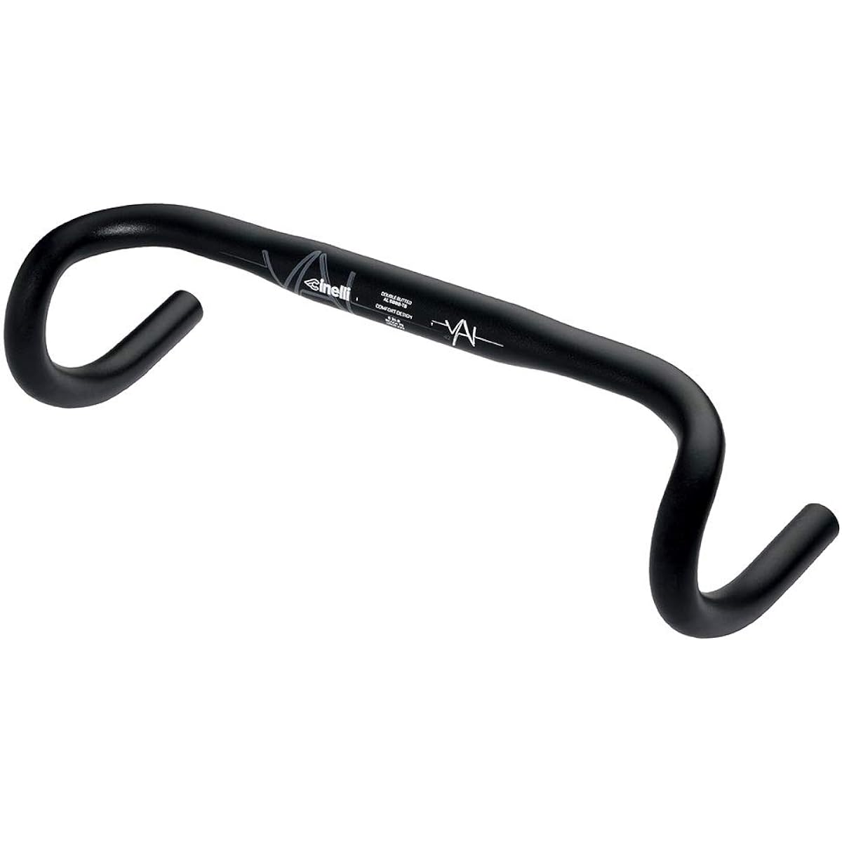 Cinelli Vai Road Bike Handlebar [Vai Road Bike Handlebar] Matte Black φ31.8-400mm