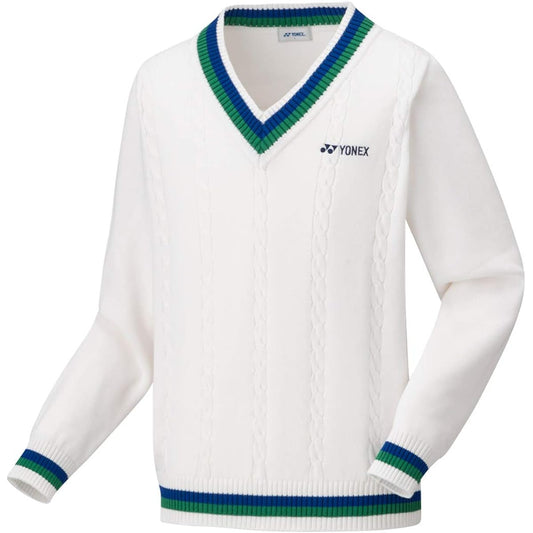 [Yonex] Unisex 75TH Sweater 75TH ANNIVERSARY LINE White