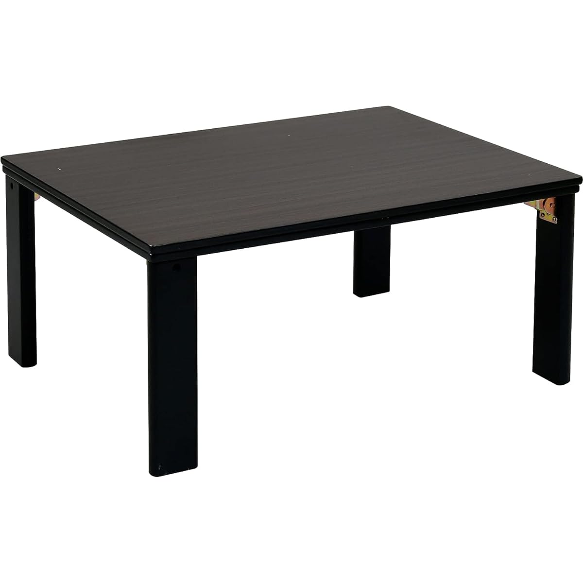 [Yamazen] Furniture-style Kotatsu Table, Width 80cm x Depth 60cm, Rectangular, Living alone, Foldable, Reversible Top, Flat Heater, Handheld Electronic Controller, Black GRF-MDN80602(BK/DB)