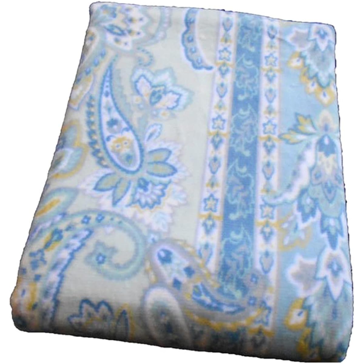 New Meyer cotton blanket, paisley pattern, single size, made in Japan (blue)