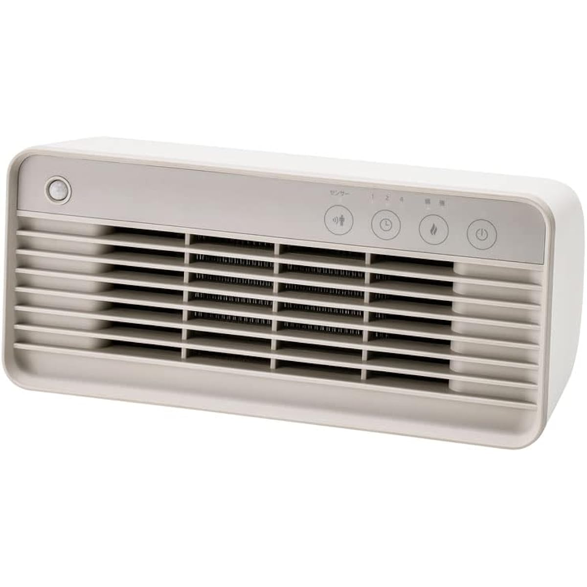 Three Up Motion Sensor 800W/400W Heating Equipment Vertical/Horizontal Freely Slim Ceramic Heater Ivory CH-T2276IV