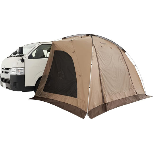 LOGOS Tradcanvas High Type Car Side Awning for 2 People Beige (Approx.) Width 320 x Depth 250 x Height 210 cm