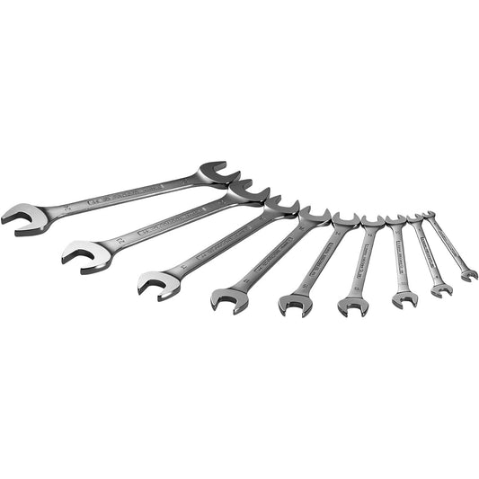 FACOM Double End Spanner Set 9Pc. Metric Open End Wrench Set 44.JE9 Box Case FACOM