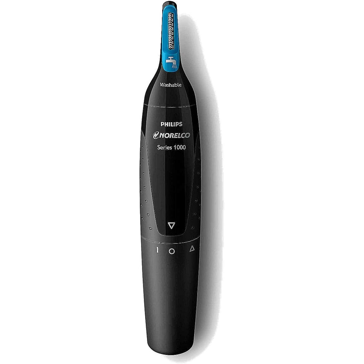 Philips Norelco Series 1000 Nose Trimmer NT1700 Hair Trimming for Nose, Ears and Eyebrows with ProtecTube Technology & Ultra Precision Sharp Cutting Slots - Black (Parallel Import)