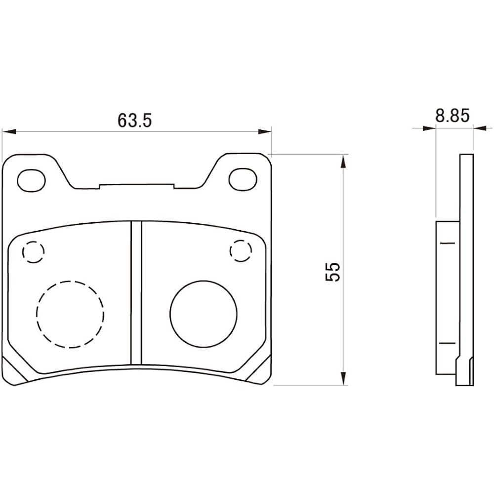 Daytona Motorcycle Brake Pad Golden Pad