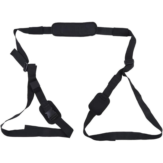 Dilwe Surfboard Strap, Board Shoulder Strap for Carrying Kayak, Sturdy, Corrosion Resistant, Stable, Built-in Shoulder Pad, Adjustable, Easy to Use, Perfect for Canoe/Kayak/Surfboard…