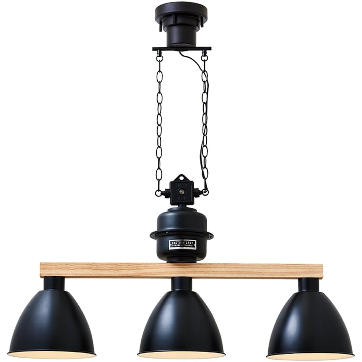 Pendant light 3 lights Bulb sold separately Normanton3 Normanton 3 Black LT-3044 INTERFORM LT-3044