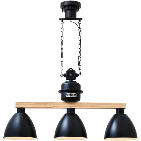 Pendant light 3 lights Bulb sold separately Normanton3 Normanton 3 Black LT-3044 INTERFORM LT-3044