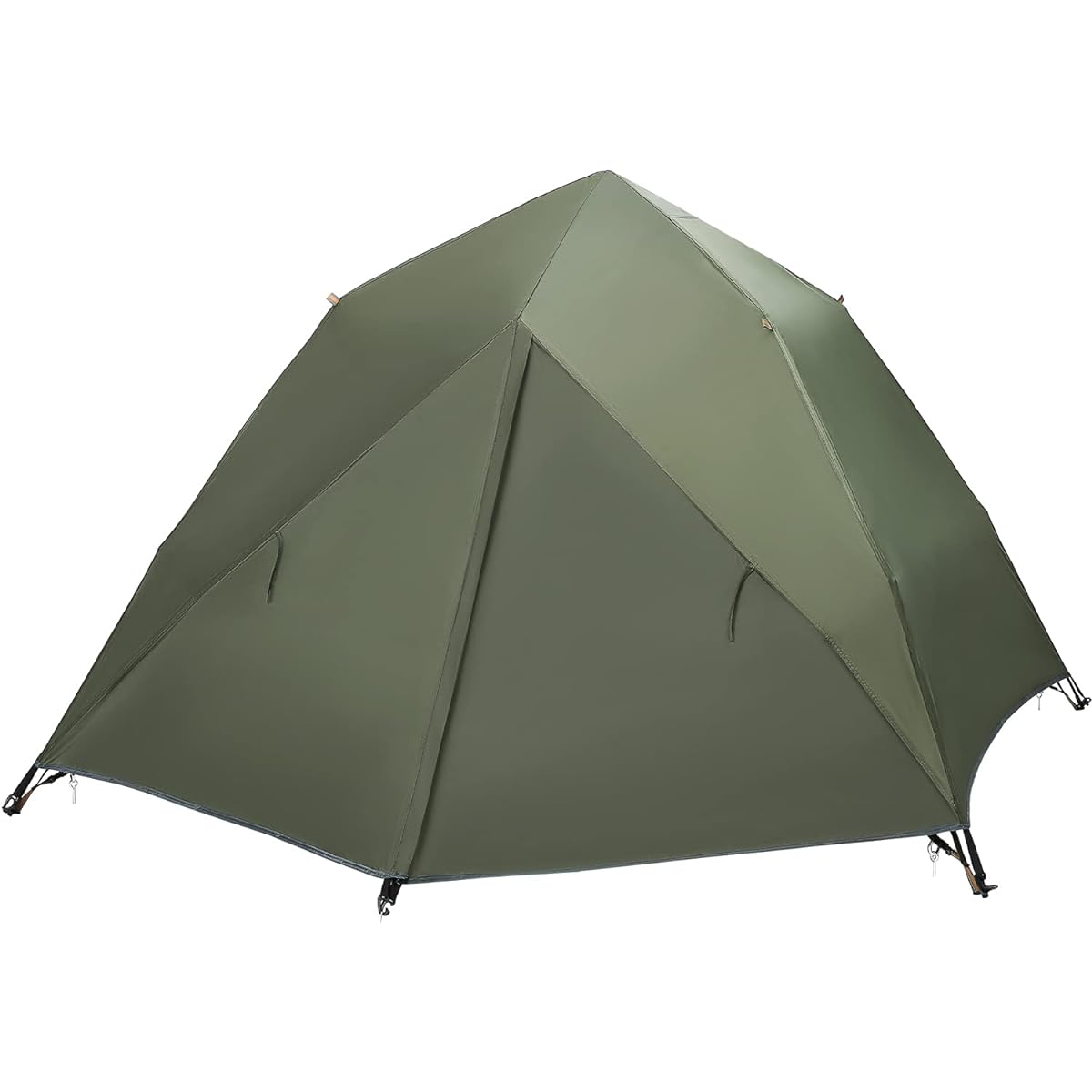 YACONE Waterproof Tarp Tent Camping Tarp Sun Shelter Lightweight Portable Sunshade Highly Water Resistant UV Protection Thermal Awning Shade Outdoor Green 240*210*130 cm