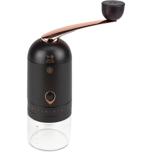 PEUGEOT Coffee Mill, 11 Levels, Adjustable Grind, Measuring Spoon with Brush, Bean Capacity 35g, L'Arbre 36706