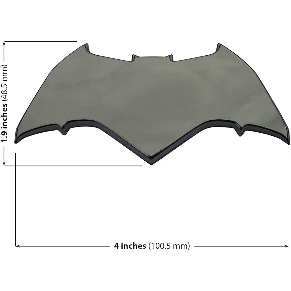 fanenburemubattomanrogo 3d Car Emblem Black/Chrome, Batman v Superman: Dawn of Justice BVS Automotive sutekka-deka-rubazzi is, Automotive, Motorcycle, Laptop, Windows,