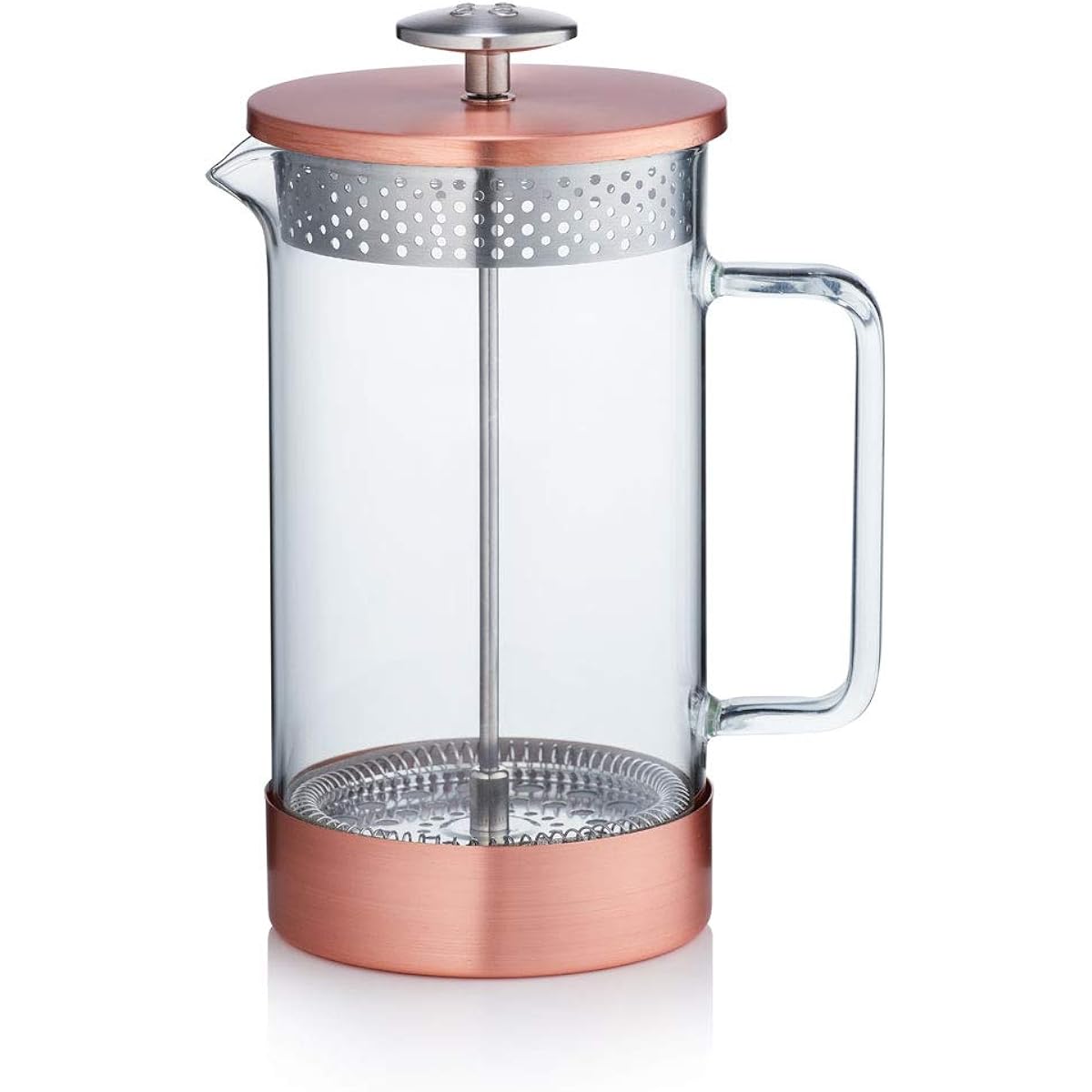 BARISTA&CO Core Coffee Press 8cup 1000ml Coffee Maker Core Coffee Press French Press Plunger (Copper)