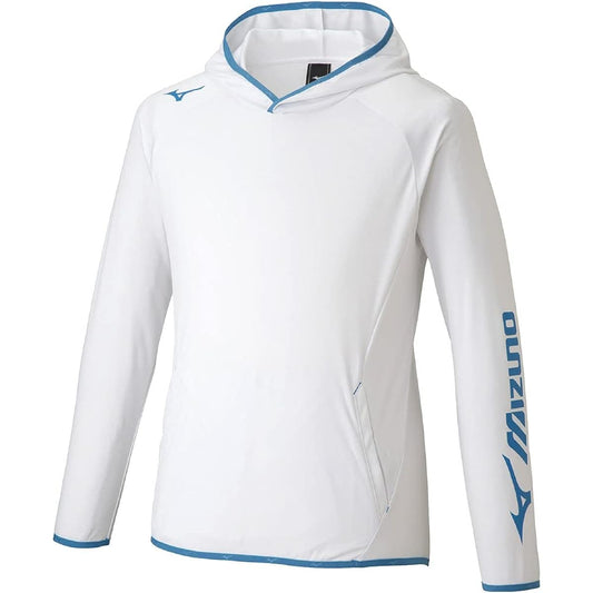 [Mizuno] Tennis Wear Warm-up Hoodie Parka Sweat Absorbent Quick Drying 62JC1005