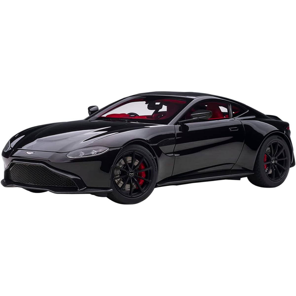 AUTOart 1/18 Aston Martin Vantage 2019 Black/Carbon Black Roof Finished Product 70275