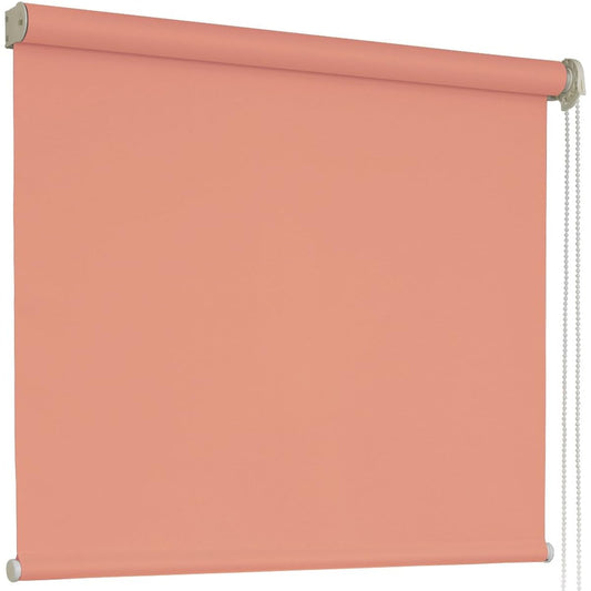 Class 1 blackout roll screen flame retardant width 60 x length 100cm right hand operation coral pink