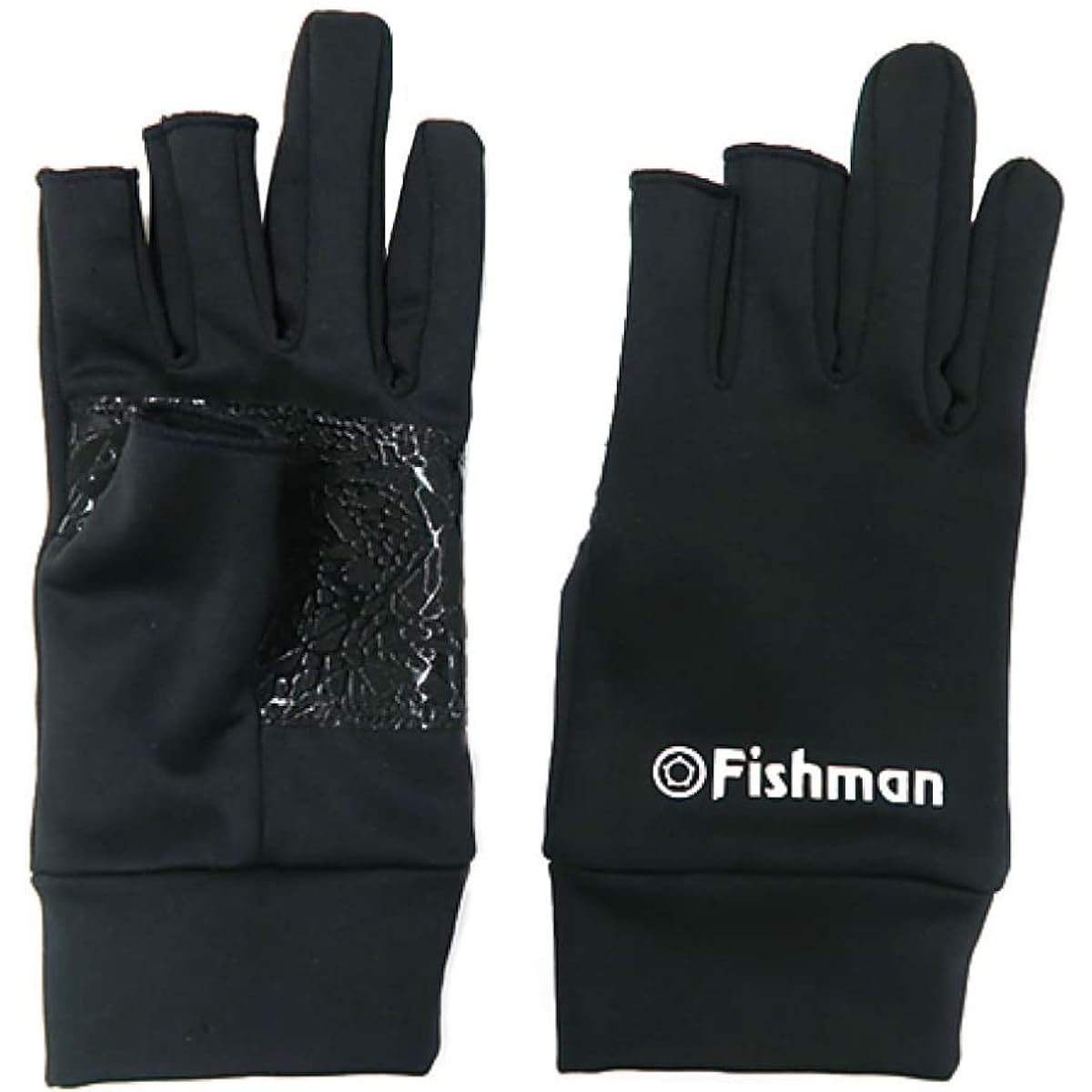 FISHMAN GB-201901 Winter Gloves (3 Fingerless) Black S