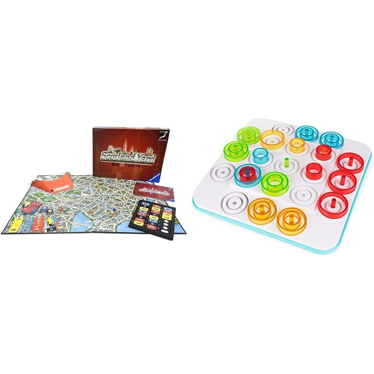 [Kawada Game Set] Scotland Yard Tokyo 266357 Board Game + Otrio Renewal Version MA-006