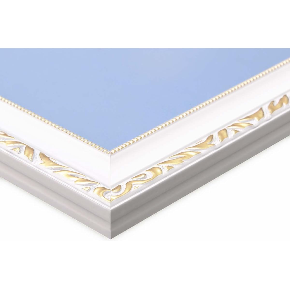 BEVERLY Wooden Luxury Puzzle Frame Antique White (49x72cm)