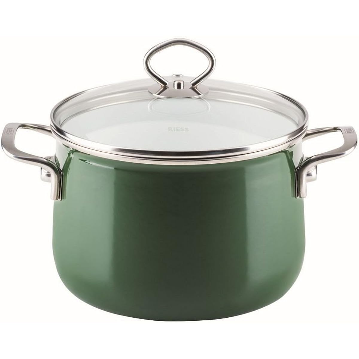 RIESS One Hand Pot VERDE 1kg Pot m.Glasd 24cm 6.5L 0705-013