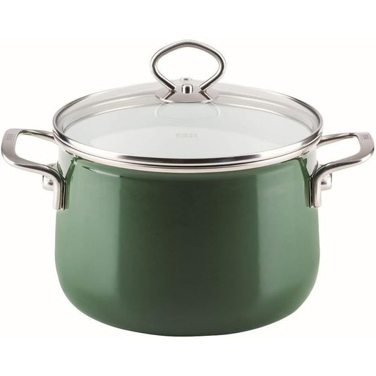 RIESS One Hand Pot VERDE 1kg Pot m.Glasd 24cm 6.5L 0705-013