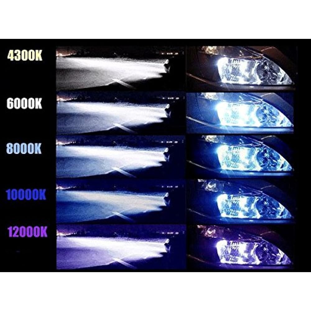 HID 55W H4 Hi/Lo 8000K Burner 2 Pieces 1 Set HID Valve