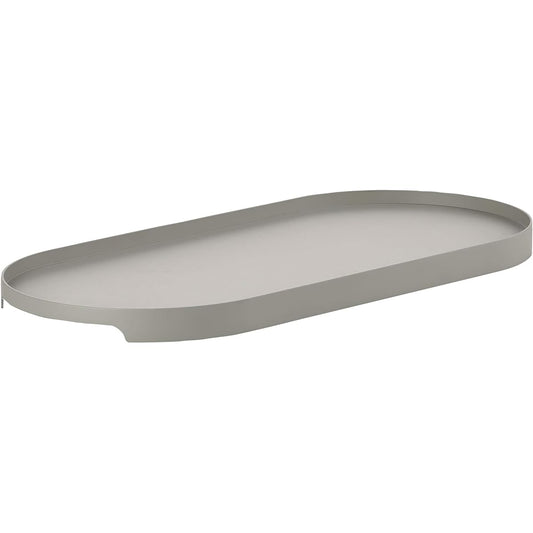 ZONE Oval Tray SINGLES Mud 35x16x2cm 12960
