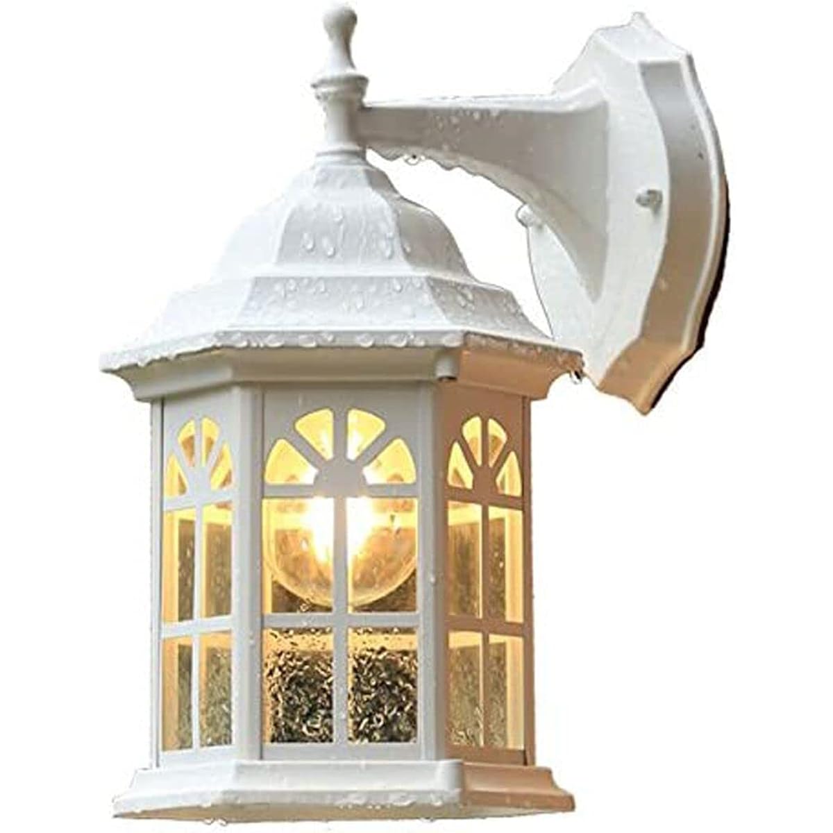 White Wall Light Outdoor Wall Light Porch Light LED Light Outdoor Exterior Bracket Stylish Retro Antique Scandinavian Antique Retro Simple Washroom Toilet Stairs
