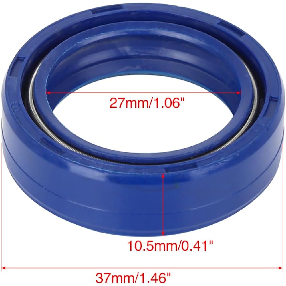 FIERCE CYCLE Auto Bay Front Folk Shock Oil Seal 10 pieces 27mm x 37mm x 10.5mm