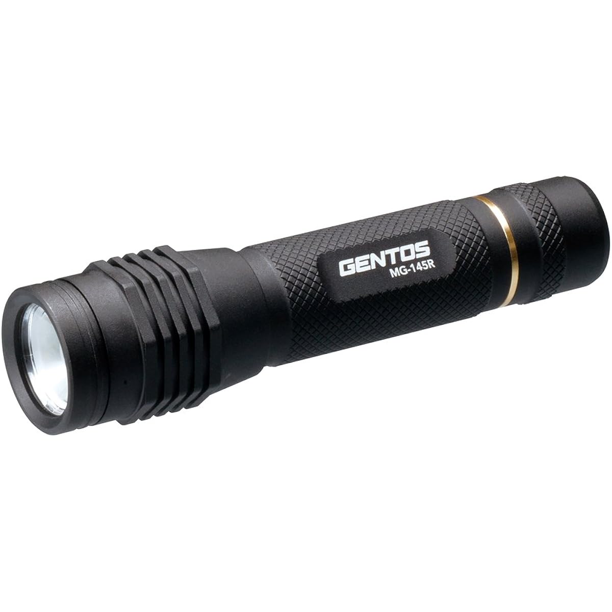 GENTOS LED Flashlight MG Series USB Rechargeable [Brightness 270-400 lumens/Practical lighting 3-6 hours/Dustproof/Splashproof/Rolling prevention] Uses dedicated rechargeable battery Compliant with ANSI standards